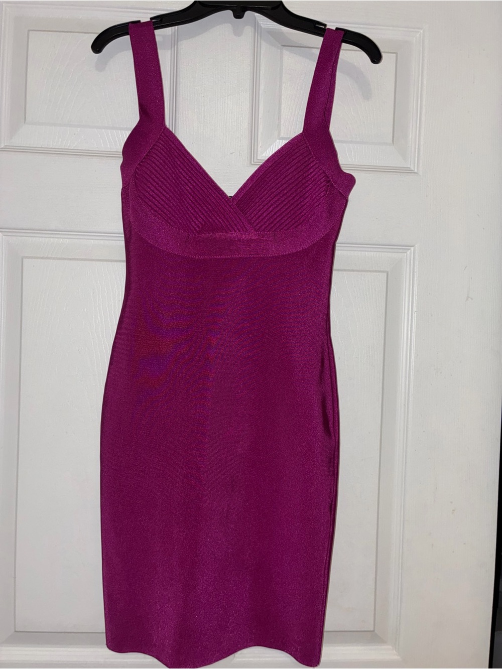 Fashion Nova Fuchsia Bandage Bodycon Midi Dress